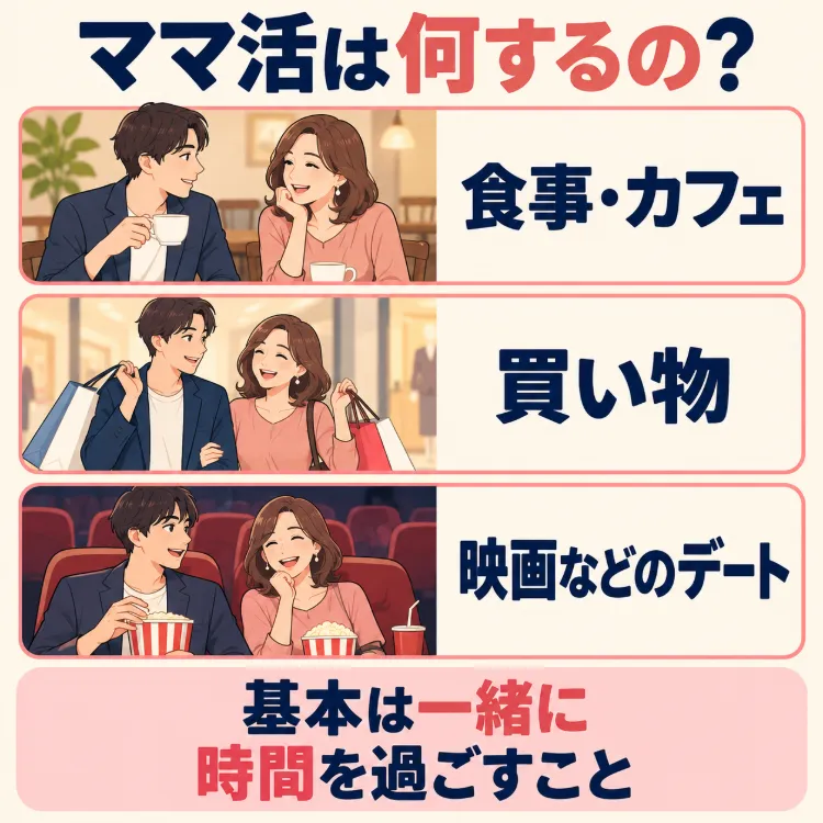 ママ活ですること